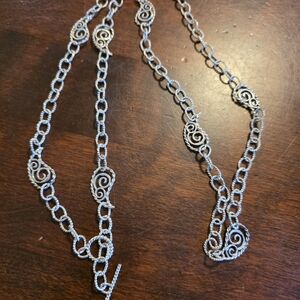 Elegant Silver Chain Necklace